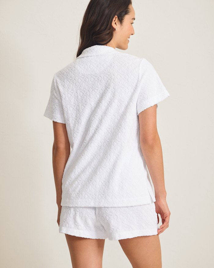 Textured Terry Beach Shirt