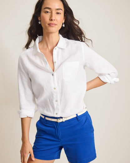 Coastalina Linen Relaxed Top