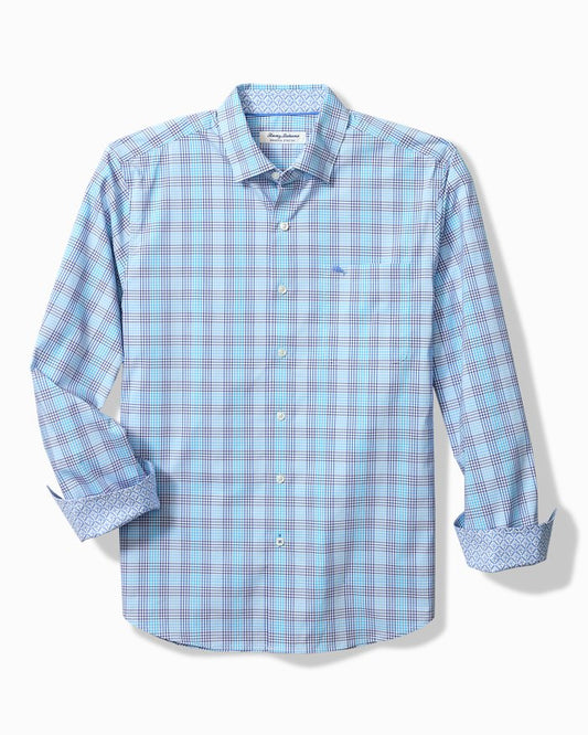 Big & Tall Sarasota Stretch Sea Tide Check IslandZone  Shirt