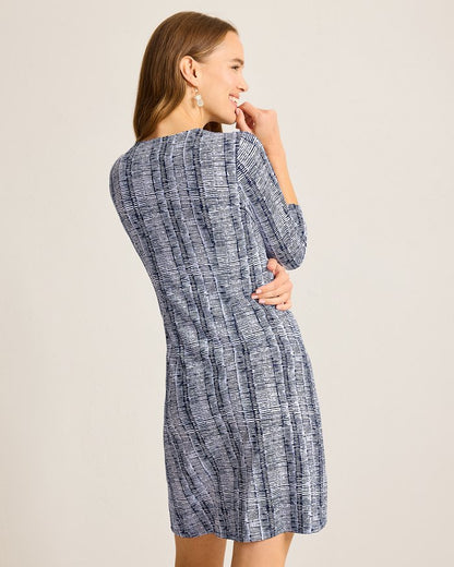 Sophia Clear Waters Faux-Wrap Dress
