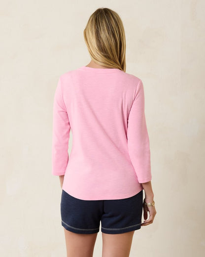 Ashby Isles Scoop-Neck 3/4-Sleeve T-Shirt