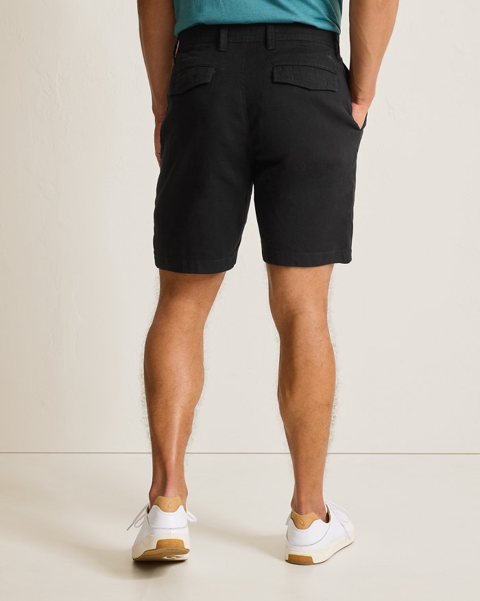 Beach Coast Stretch-Linen 9-Inch Shorts
