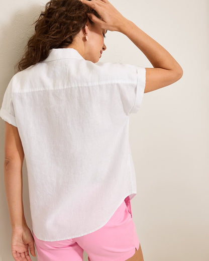 Coastalina Linen Camp Shirt