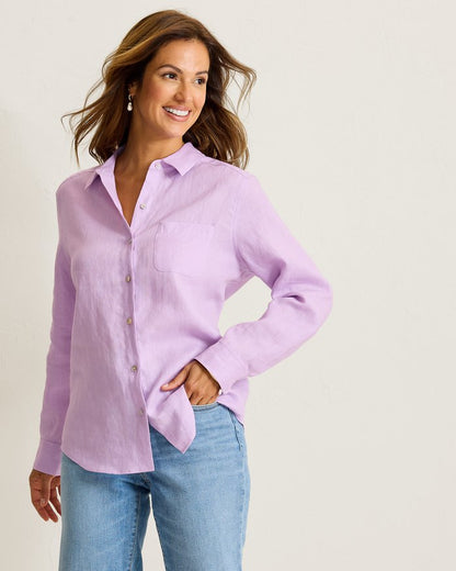 Coastalina Linen Relaxed Top