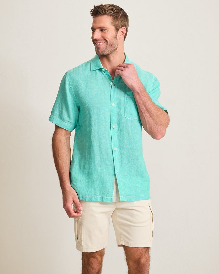 Paradise Breezer Linen Short-Sleeve Shirt
