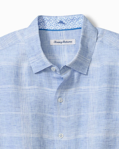 Paradisio Plaid Linen Shirt