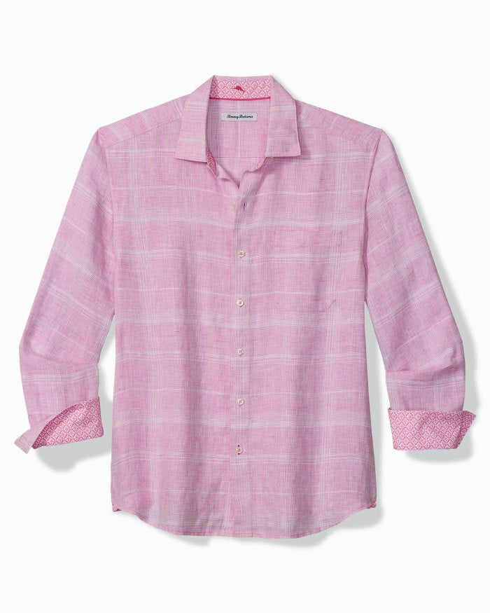 Paradisio Plaid Linen Shirt
