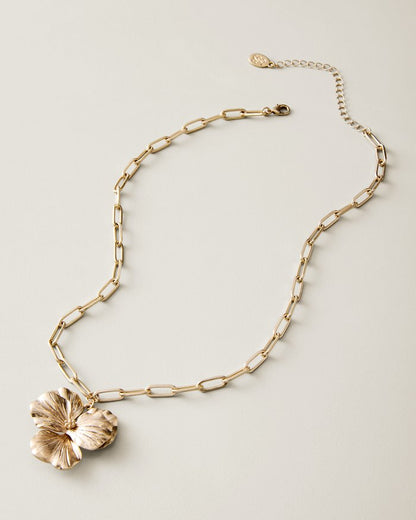 Flora Isles Flower Pendant Necklace