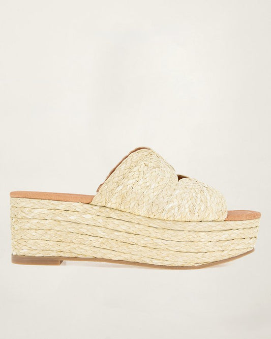 André Assous Serene Raffia Wedges
