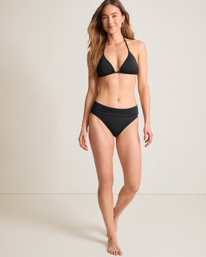 Pearl High-Waist Hipster Bikini Bottoms