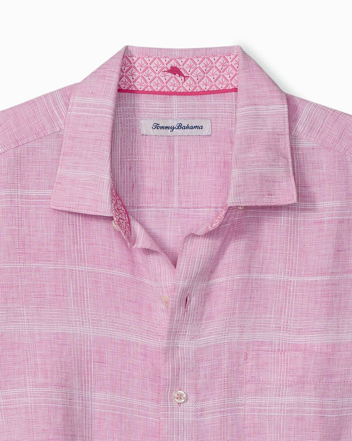 Paradisio Plaid Linen Shirt