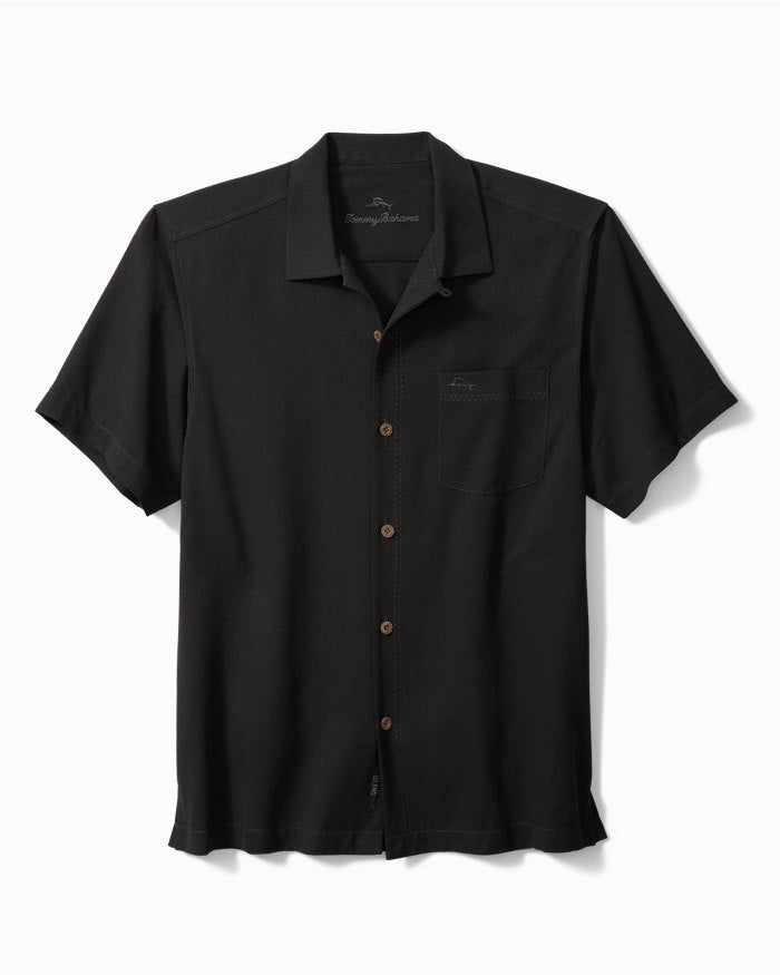 Big & Tall Coastal Breeze Check IslandZone  Camp Shirt