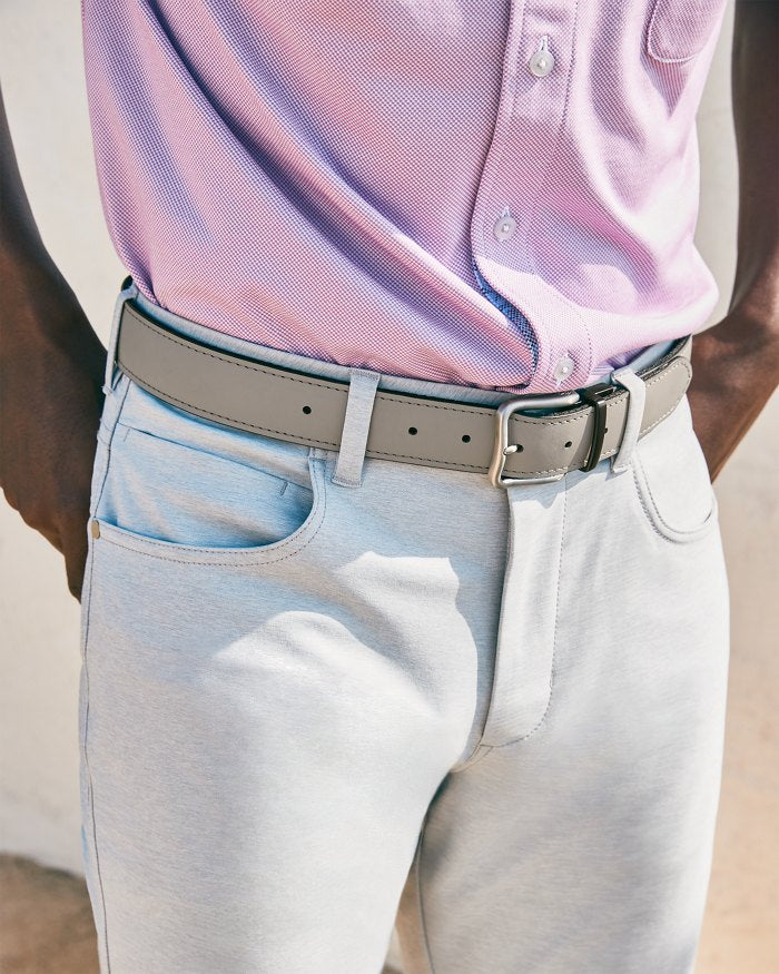 Leather Mesh Reversible Performance Belt