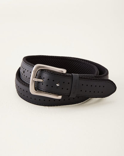 Big & Tall Leather Perforated Belt