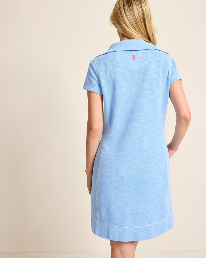 Tobago Bay Half-Zip Collared Dress