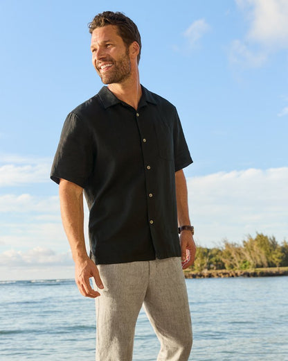 Big & Tall Desert Riviera Linen Camp Shirt