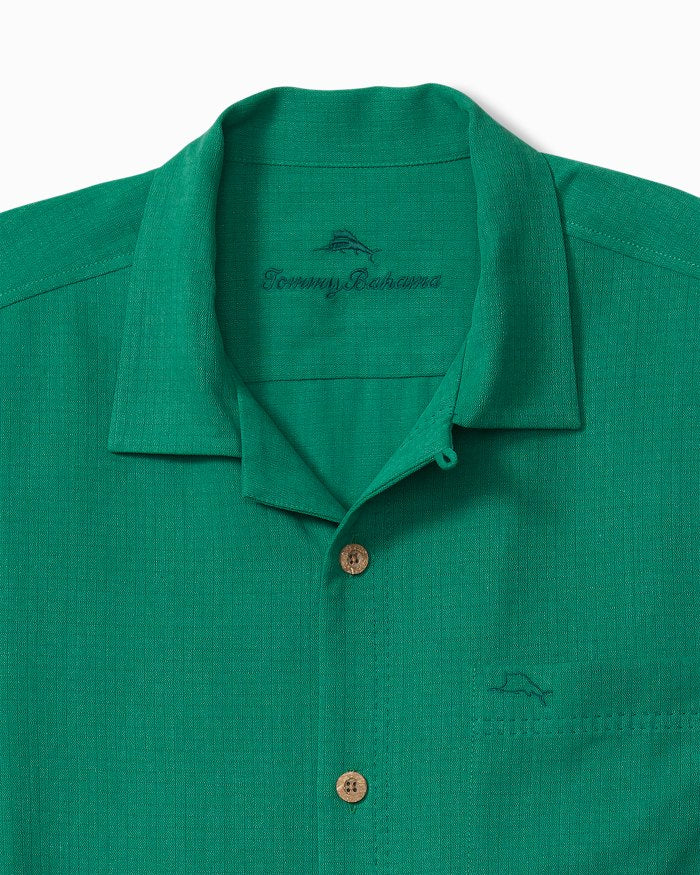 Big & Tall Coastal Breeze Check IslandZone  Camp Shirt