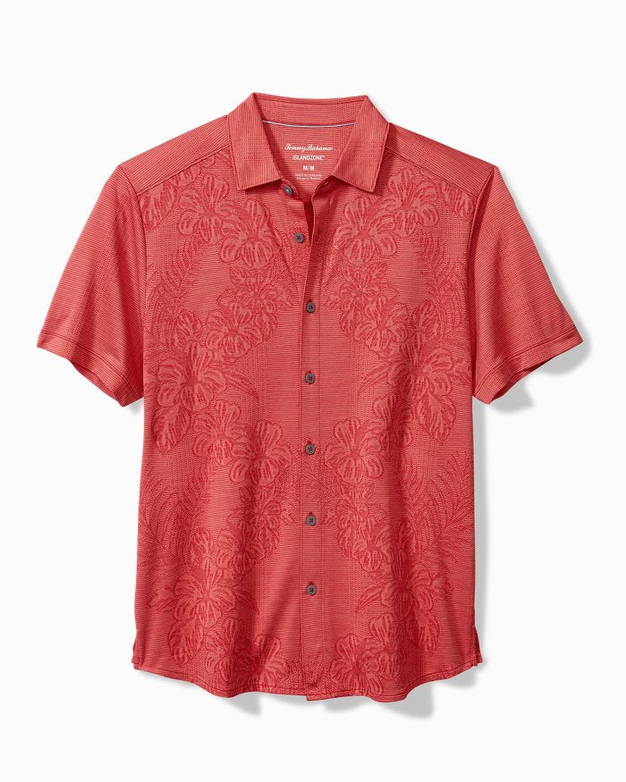 Big & Tall Palm Coast Cascade Vines IslandZone  Knit Shirt