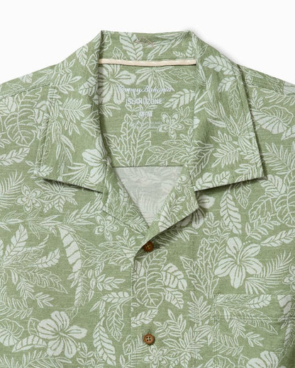 Big & Tall Vista Mar Leaf It To Me IslandZone  Camp Shirt