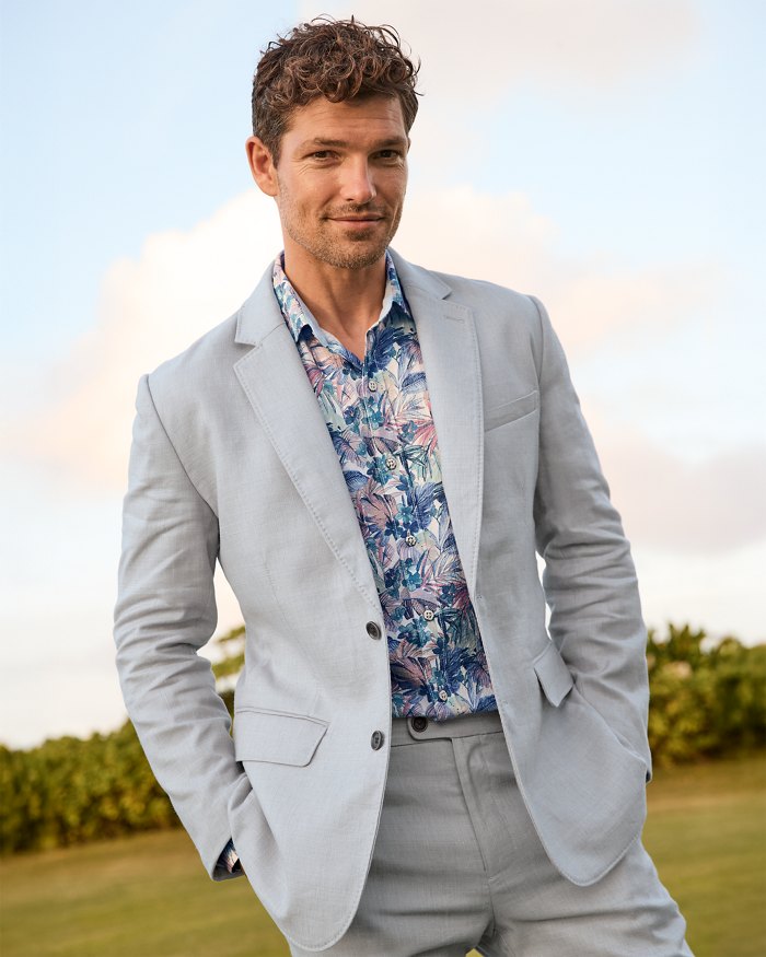 Latigo Beach Linen-Blend Blazer