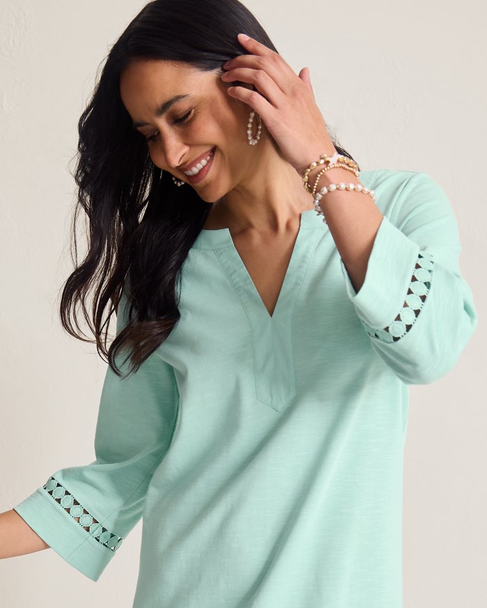 Sunset Harbor Long-Sleeve Dress