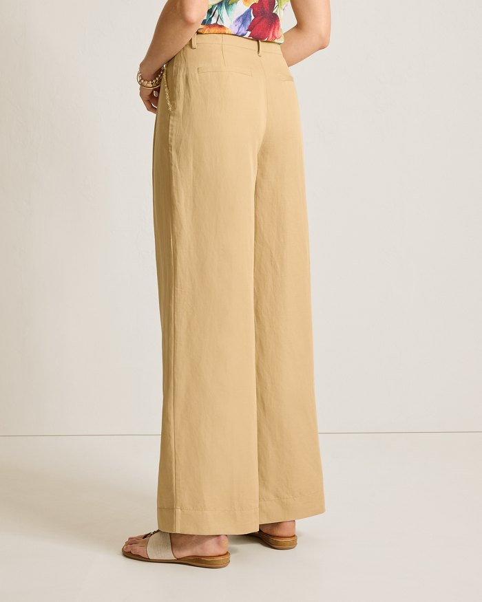 Cora Raw-Edge Twill Trousers