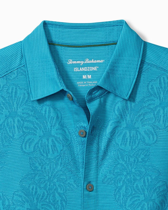 Big & Tall Palm Coast Cascade Vines IslandZone  Knit Shirt