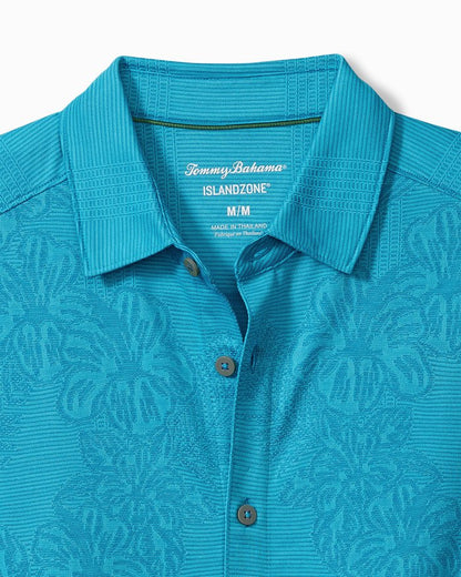 Big & Tall Palm Coast Cascade Vines IslandZone  Knit Shirt