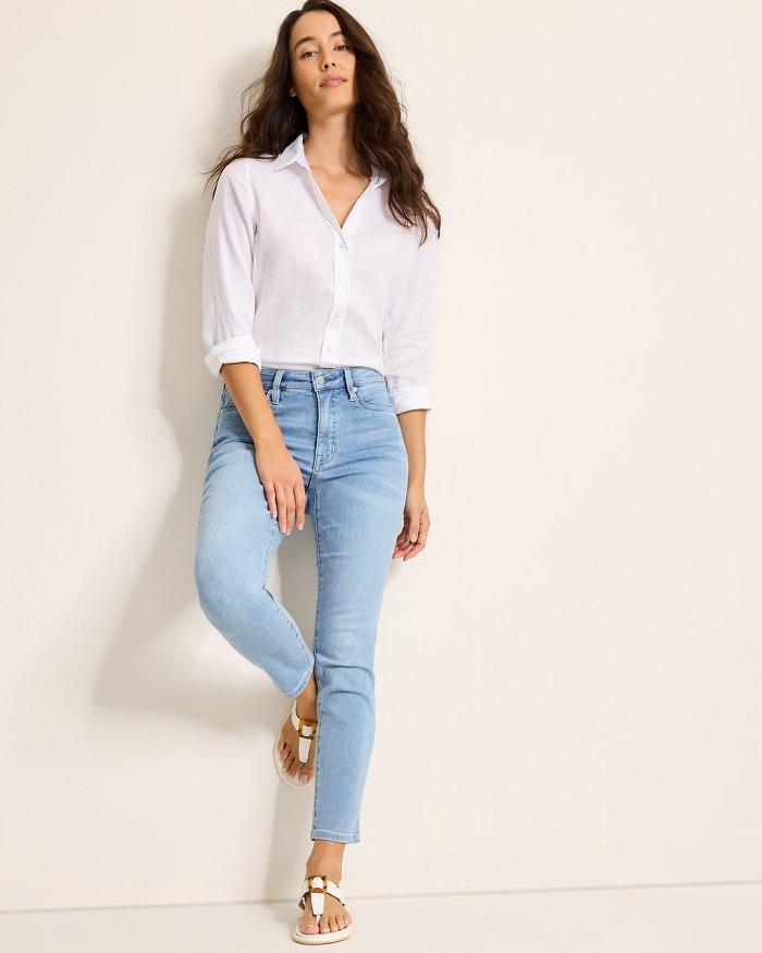 High-Rise Skinny Ankle Jeans