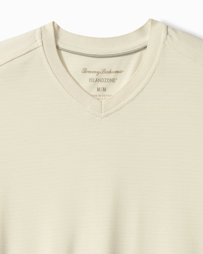 Big & Tall Bay Stripe V-Neck IslandZone  T-Shirt