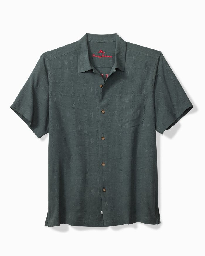 Big & Tall King of the Jungle Silk Camp Shirt
