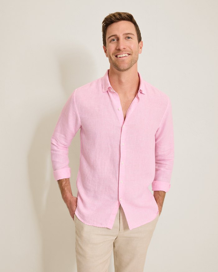 Lennox Linen Long-Sleeve Shirt
