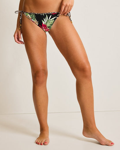 Lily Cat Reversible String Bikini Bottoms