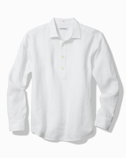 Desert Riviera Linen Popover Shirt