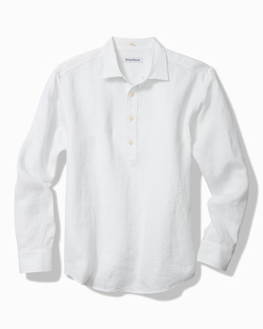 Desert Riviera Linen Popover Shirt
