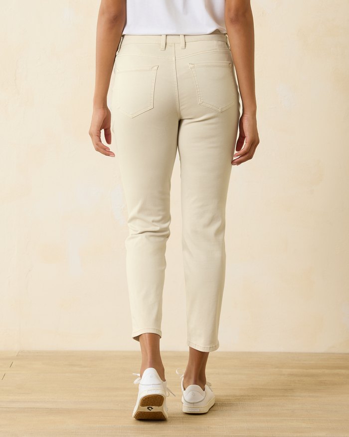 Beach High-Rise Ankle Jeans