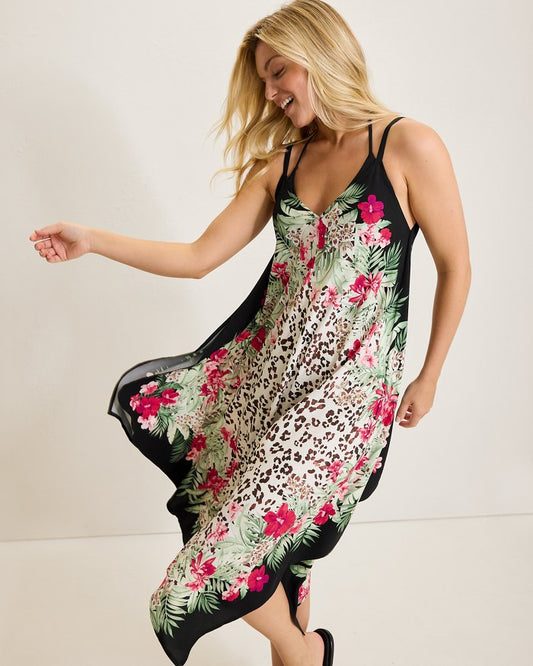 Lily Cat Scarf Coverup Dress