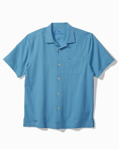 Big & Tall Coastal Breeze Check IslandZone  Camp Shirt