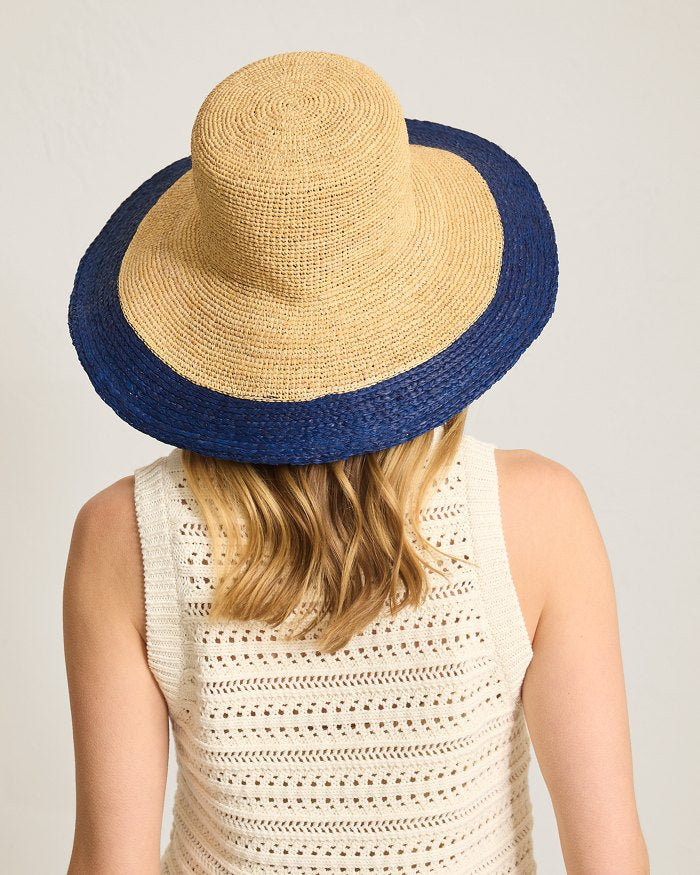 Lucia Crochet Raffia Packable Sun Hat