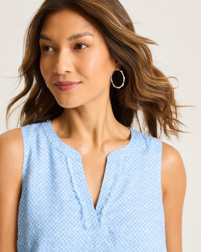 Two Palms Bay Breeze Linen Shift Dress