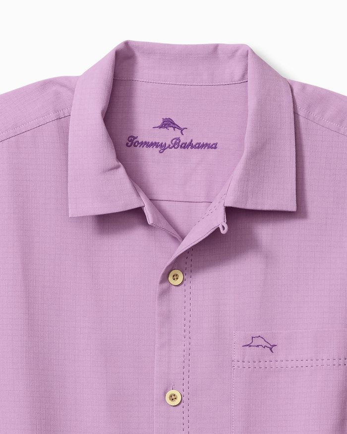Big & Tall Coastal Breeze Check IslandZone  Camp Shirt