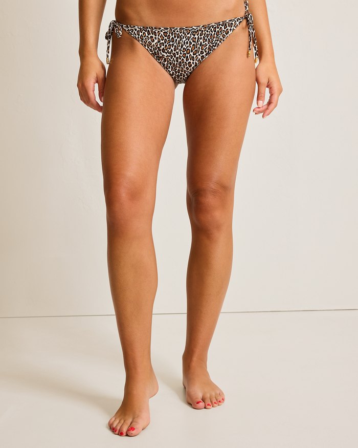 Lily Cat Reversible String Bikini Bottoms