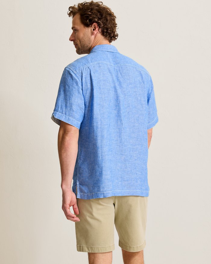 Paradise Breezer Linen Short-Sleeve Shirt