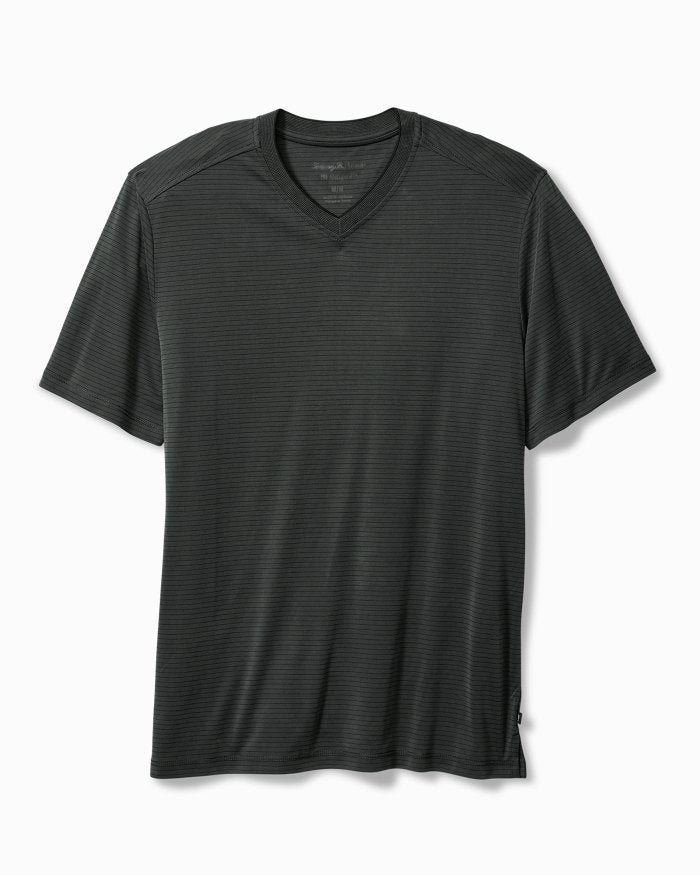 Bay Stripe V-Neck IslandZone  T-Shirt