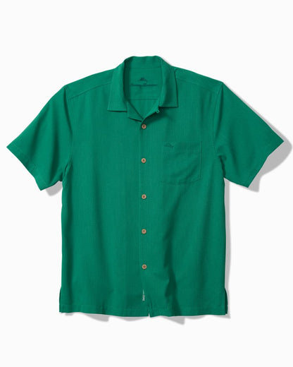 Big & Tall Coastal Breeze Check IslandZone  Camp Shirt