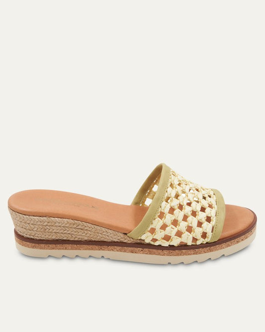 André Assous Nessie Raffia Espadrille Wedges
