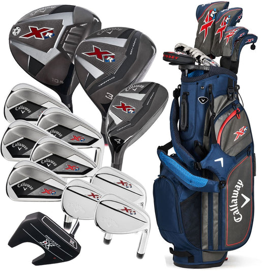 XR 13-Piece Stand Bag Package Set - Navy/Silver - Steel